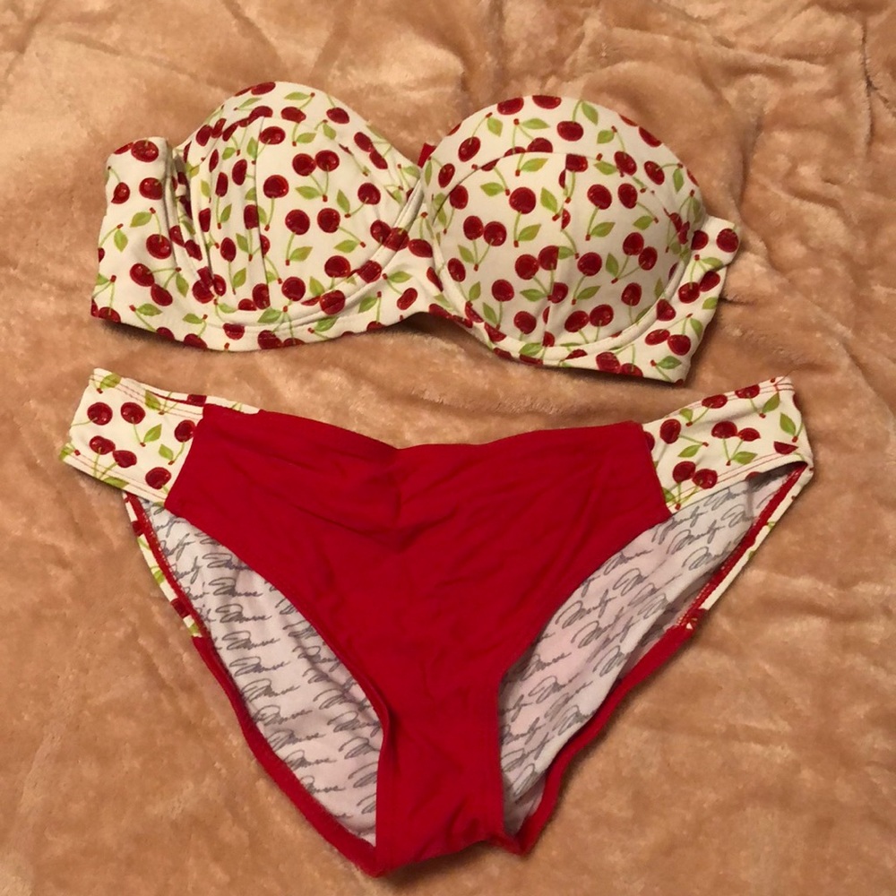 Cherry Print Bikini
